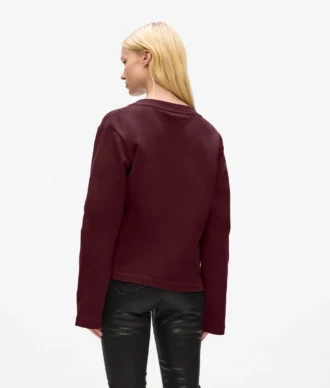 Sweatshirt med signaturkant Sweatshirt med signaturkant