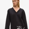 Sweatshirt med signaturkant Sweatshirt med signaturkant