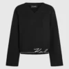 Sweatshirt med signaturkant Sweatshirt med signaturkant