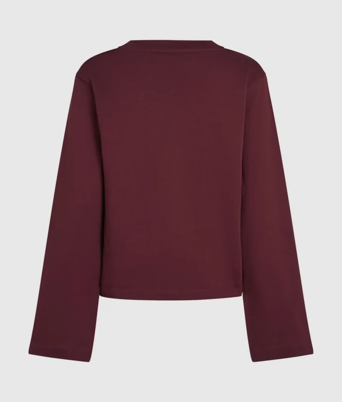 Sweatshirt med signaturkant Sweatshirt med signaturkant