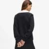 Sweatshirt med signaturkrage Sweatshirt med signaturkrage