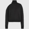 Sweatshirt med utskärning