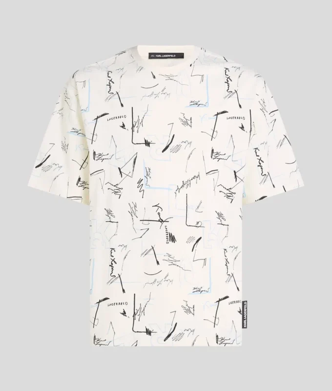 T-SHIRT MED ALL-OVER-TRYCK T-SHIRT MED ALL-OVER-TRYCK