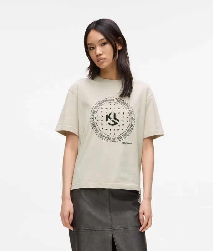 T-shirt med bandana-logotyp T-shirt med bandana-logotyp
