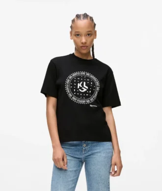 T-shirt med bandana-logotyp
