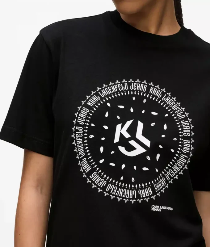 T-shirt med bandana-logotyp T-shirt med bandana-logotyp
