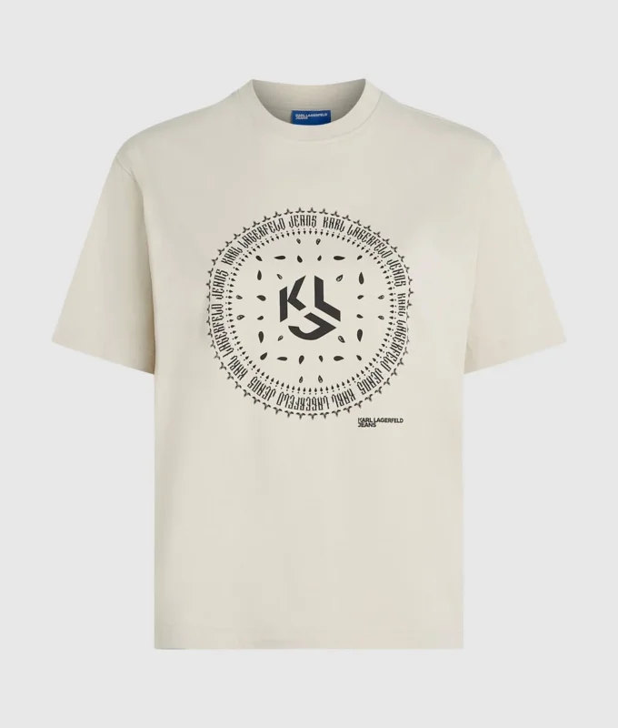 T-shirt med bandana-logotyp T-shirt med bandana-logotyp