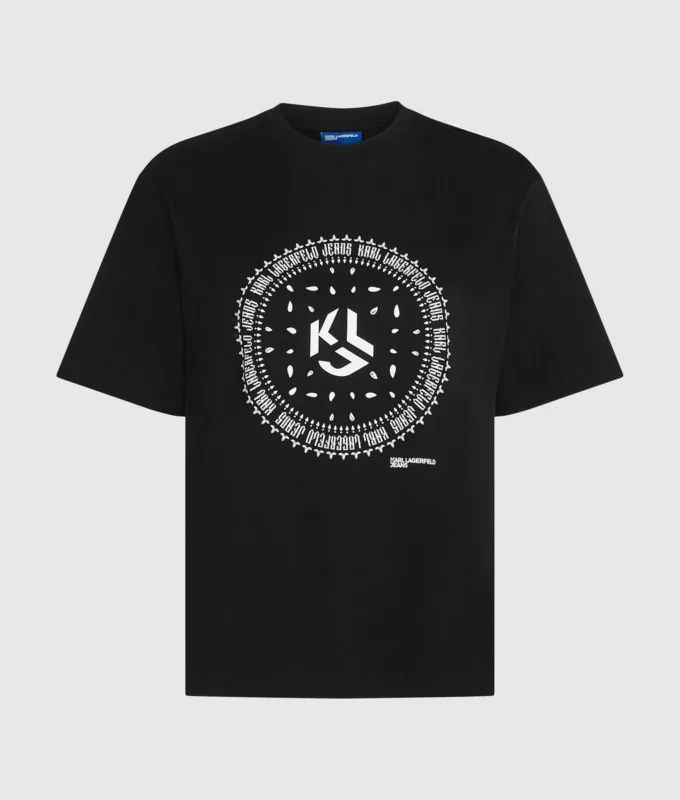 T-shirt med bandana-logotyp T-shirt med bandana-logotyp