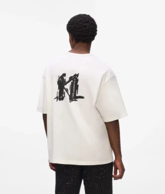 T-shirt med grafiskt monogram