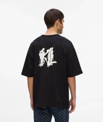 T-shirt med grafiskt monogram