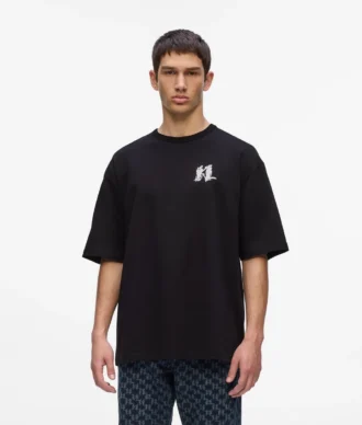 T-shirt med grafiskt monogram
