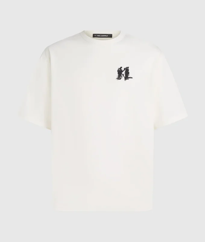 T-shirt med grafiskt monogram T-shirt med grafiskt monogram