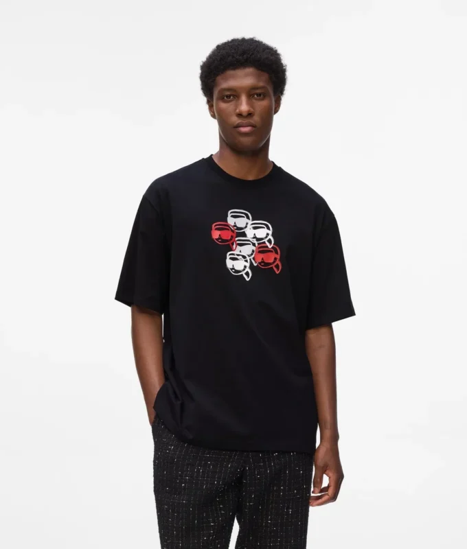 T-shirt med Ikon-tryck T-shirt med Ikon-tryck