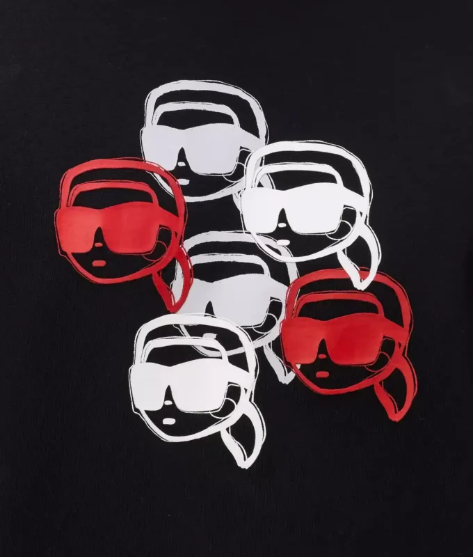T-shirt med Ikon-tryck T-shirt med Ikon-tryck
