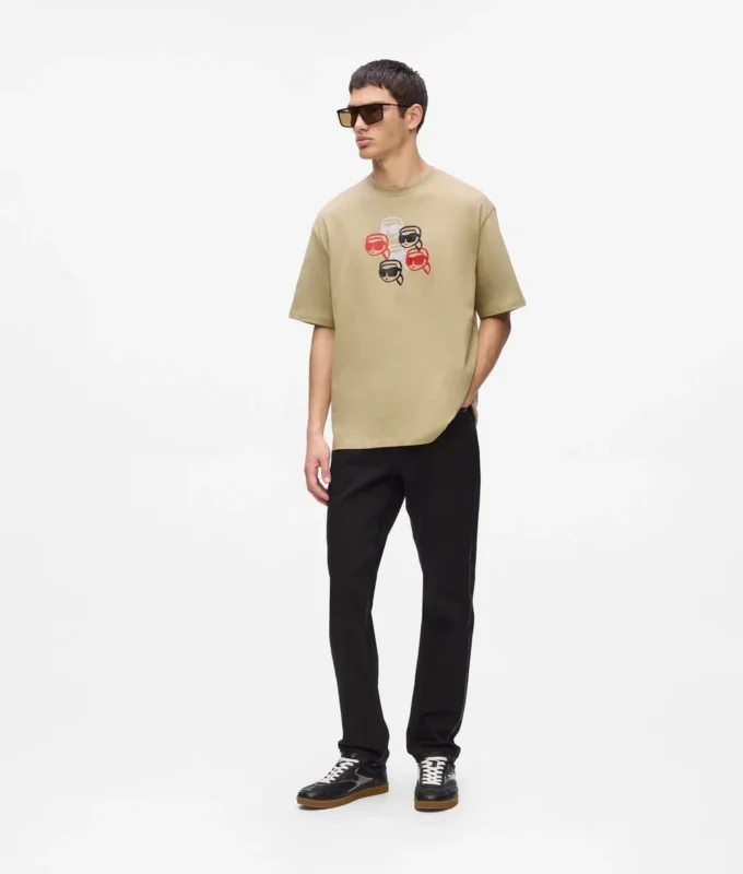 T-shirt med Ikon-tryck T-shirt med Ikon-tryck