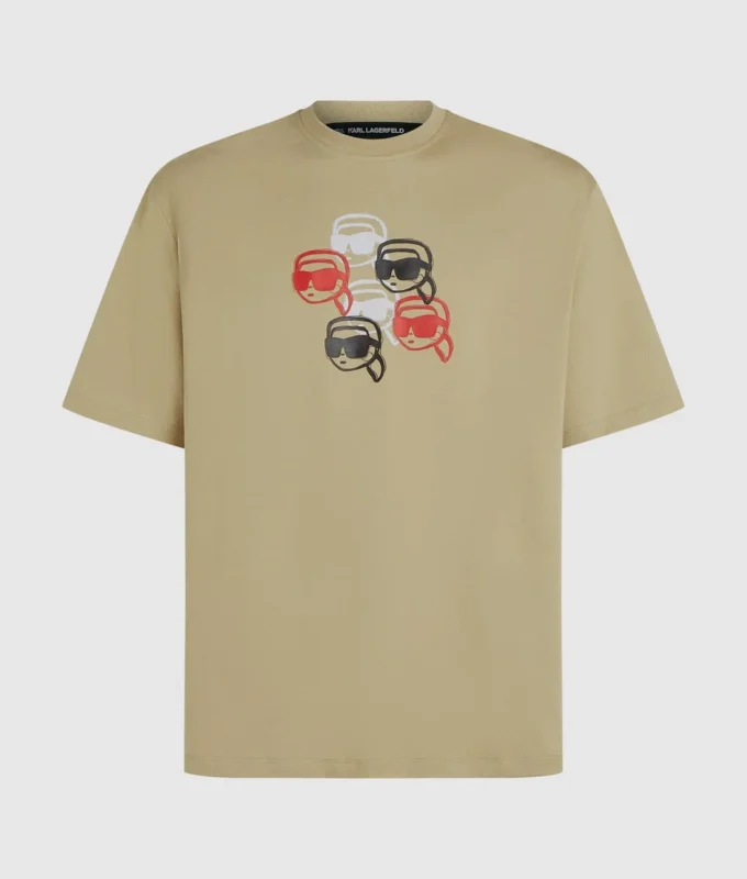 T-shirt med Ikon-tryck T-shirt med Ikon-tryck