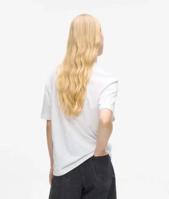 T-shirt med konturlogotyp