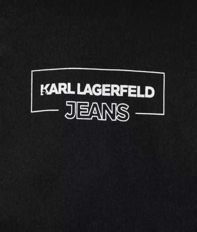 T-shirt med konturlogotyp T-shirt med konturlogotyp