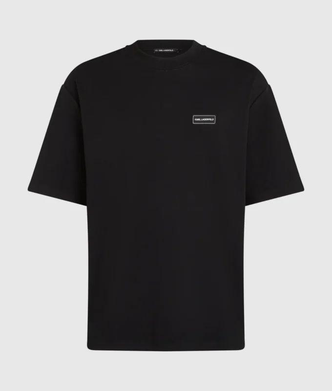 T-shirt med logopatch T-shirt med logopatch