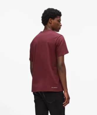 T-shirt med metalliskt logo