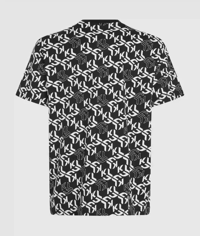 T-shirt med monogram över hela T-shirt med monogram över hela