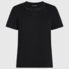 T-shirt med nitar och signatur T-shirt med nitar och signatur