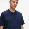 T-shirt med präglat monogram T-shirt med präglat monogram