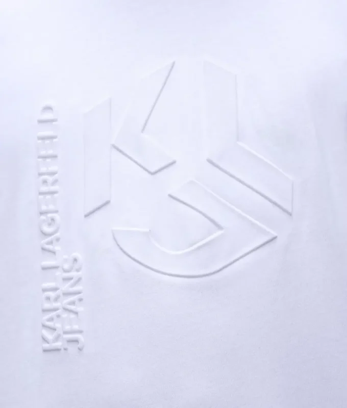 T-shirt med präglat monogram T-shirt med präglat monogram