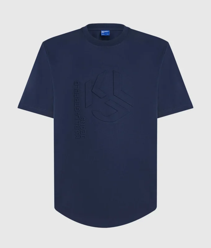 T-shirt med präglat monogram T-shirt med präglat monogram