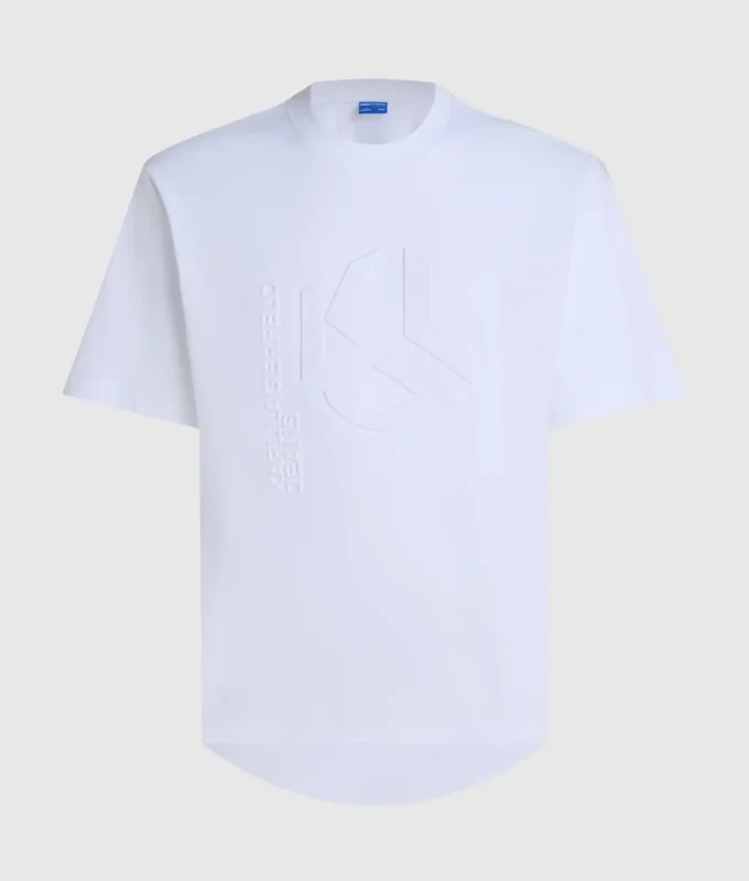 T-shirt med präglat monogram T-shirt med präglat monogram