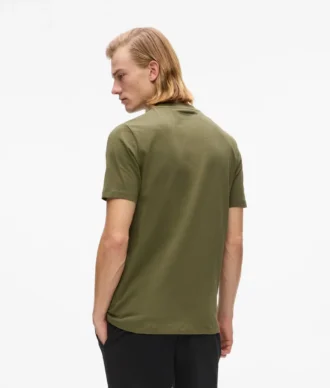 T-shirt med satinlogotyp