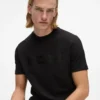 T-shirt med satinlogotyp T-shirt med satinlogotyp