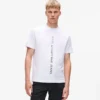 T-shirt med vertikalt logo T-shirt med vertikalt logo