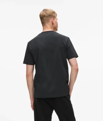 T-shirt med vertikalt logo