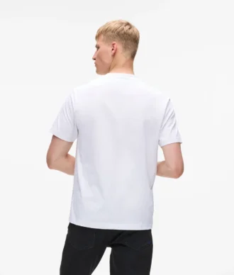 T-shirt med vertikalt logo T-shirt med vertikalt logo