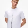 T-shirt med vertikalt logo T-shirt med vertikalt logo