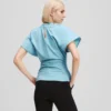 T-SHIRT MED ZIP-DETALJ T-SHIRT MED ZIP-DETALJ