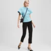 T-SHIRT MED ZIP-DETALJ T-SHIRT MED ZIP-DETALJ