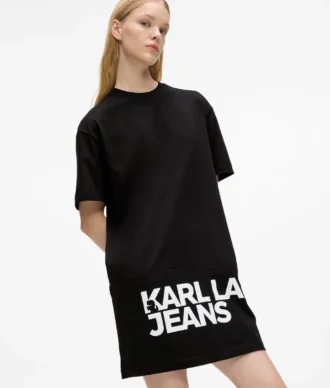 T-shirtklänning med logotyp