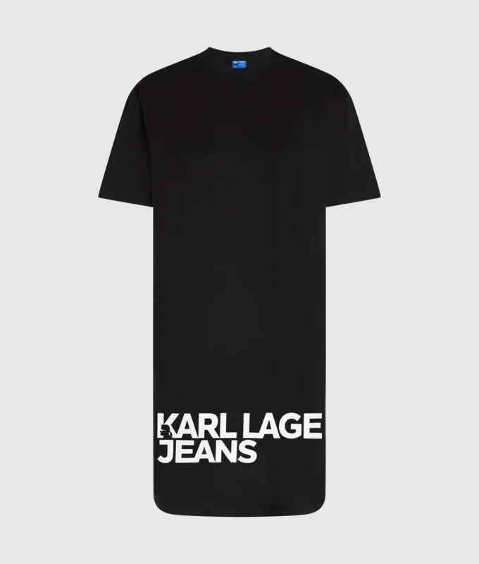 T-shirtklänning med logotyp