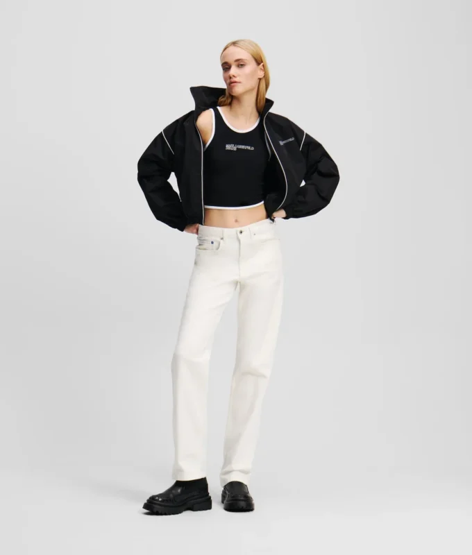 TANKTOPP MED PIPINGDETALJER TANKTOPP MED PIPINGDETALJER