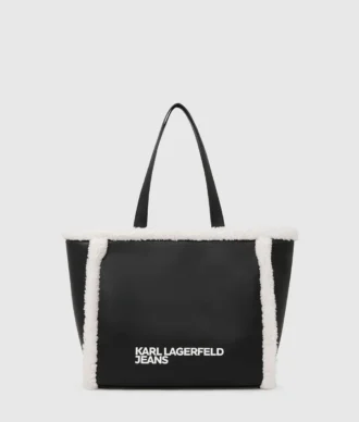 Tote-väska i shearling