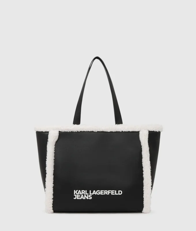 Tote-väska i shearling Tote-väska i shearling