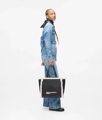 Tote-väska i shearling