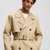 TRENCHCOAT MED HUVA