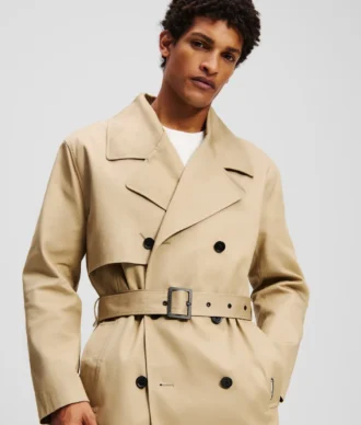 TRENCHCOAT MED HUVA