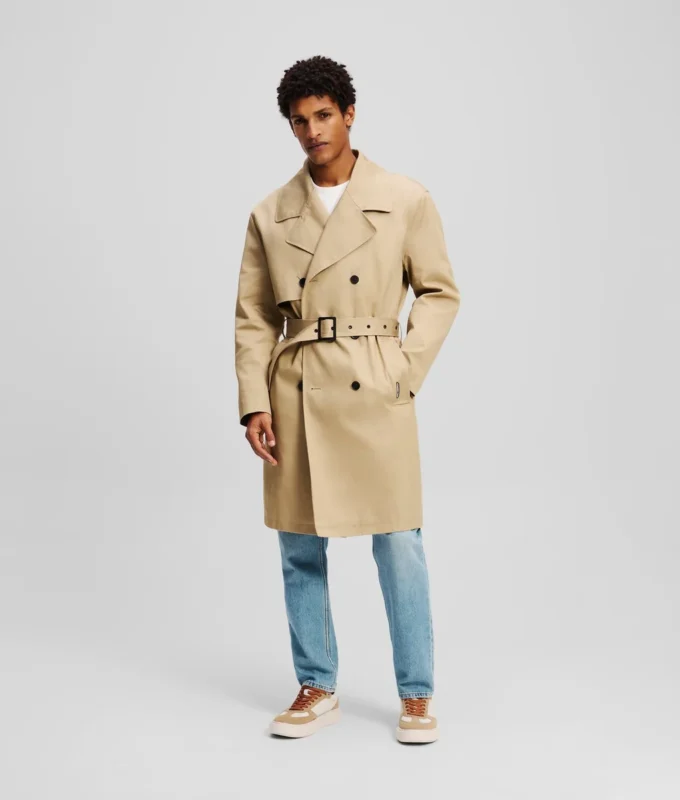 TRENCHCOAT MED HUVA