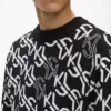 Tröja med monogram över hela ytan Tröja med monogram över hela ytan