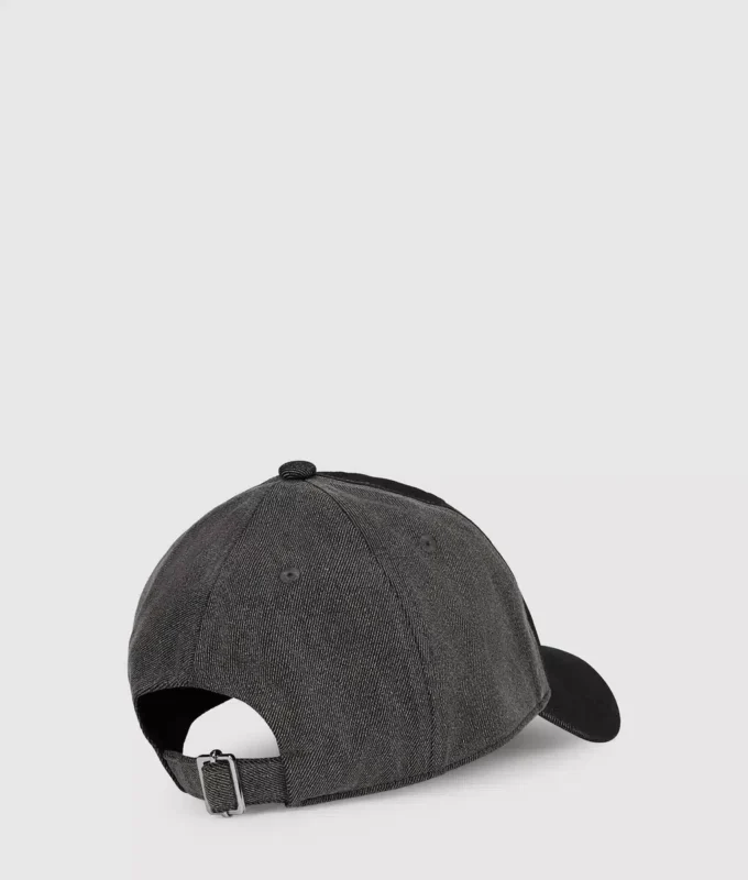 Tvåfärgad mörk denimkeps Tvåfärgad mörk denimkeps