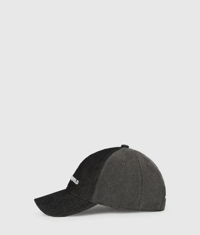 Tvåfärgad mörk denimkeps Tvåfärgad mörk denimkeps